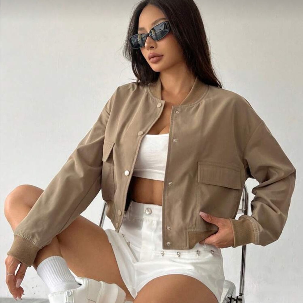 Stylish Tan Women's Jacket